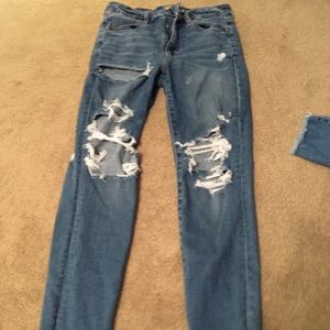 American Eagle ripped jeans